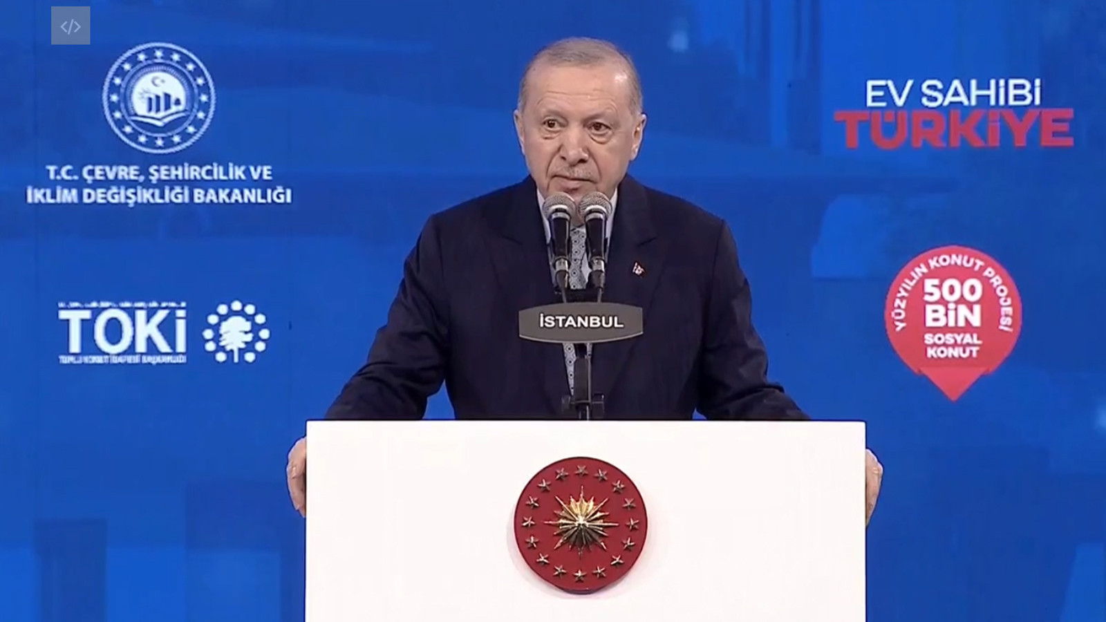 'Ev Sahibi Türkiye' İstanbul kura töreni... Cumhurbaşkanı Erdoğan konuşuyor