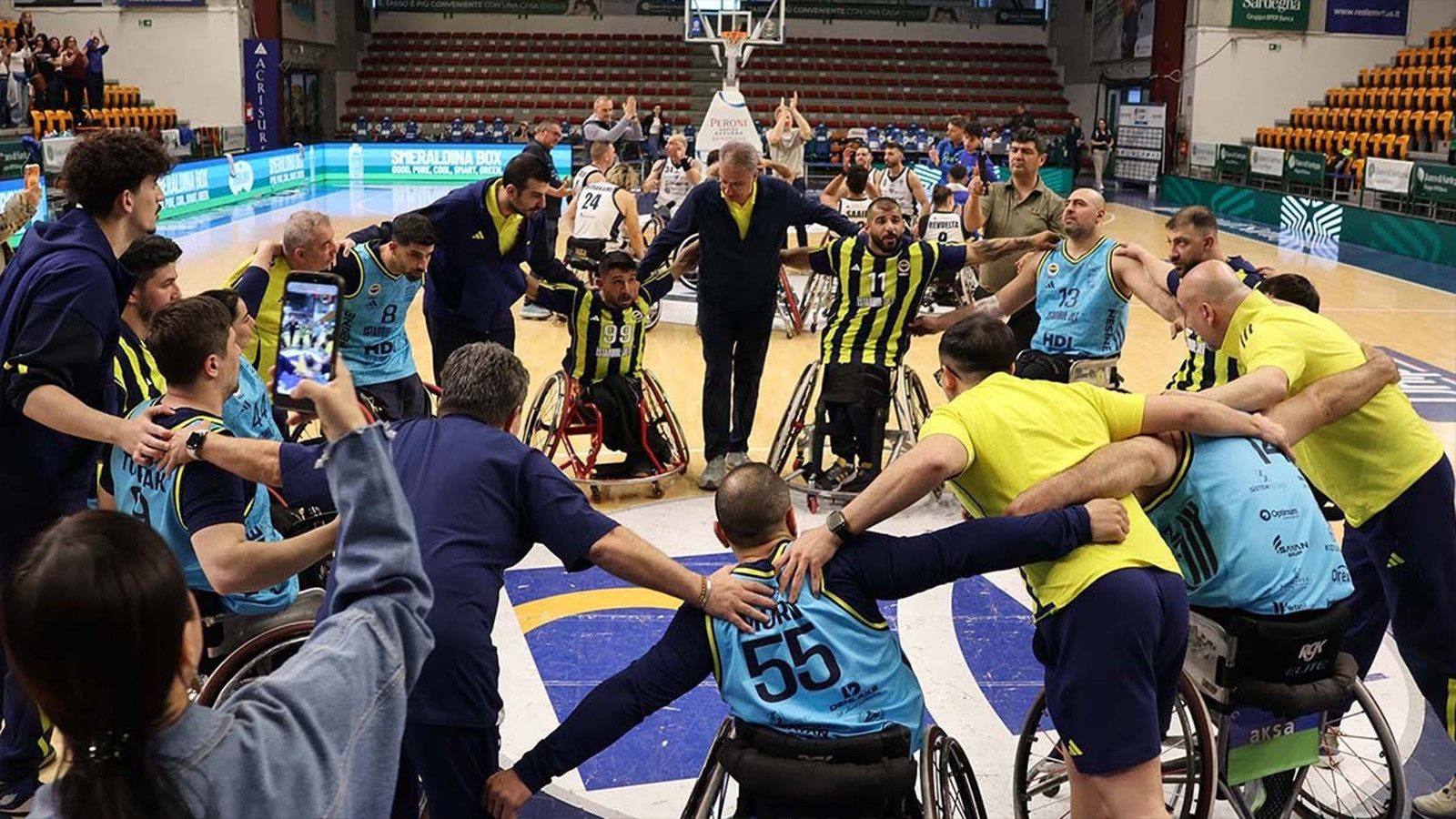 Fenerbahçe Tekerlekli Sandalye Basketbol Takımı, Galatasaray'ı yenerek Avrupa Şampiyonu oldu