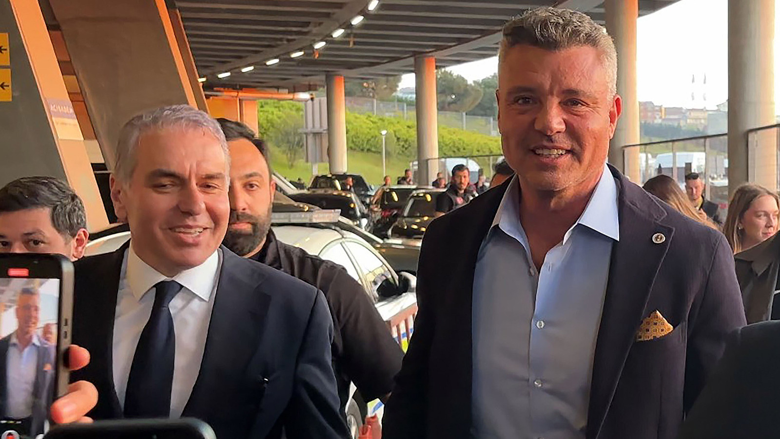 Sadettin Saran, derbi için stada geldi