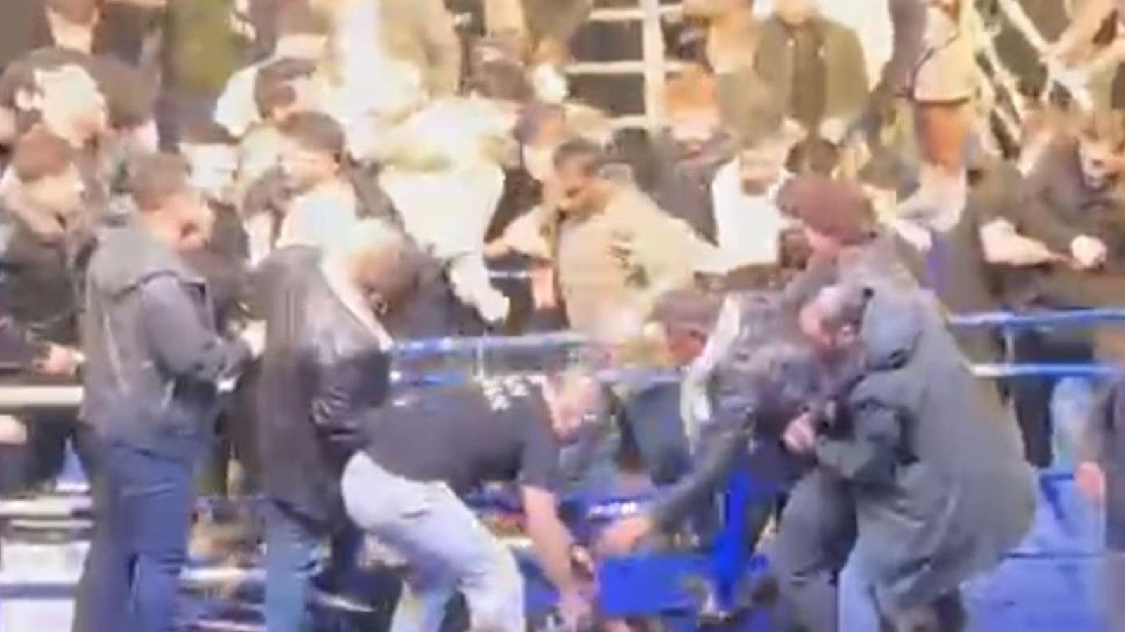 Trabzon'da hafif sıklet maçında kavga