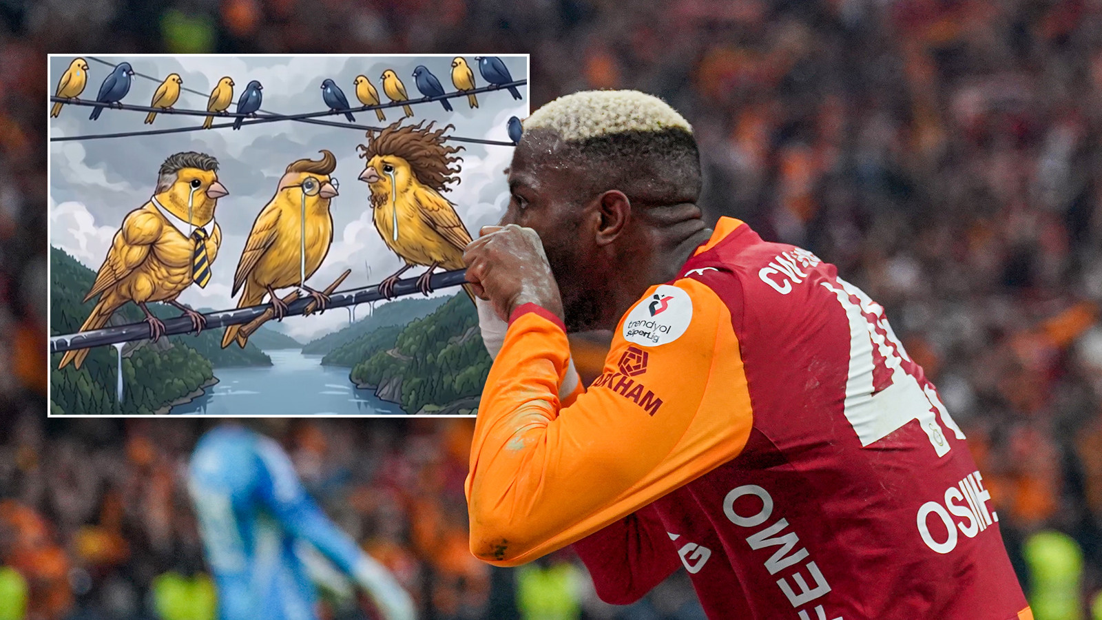 Victor Osimhen, bu hareketinde 3 ismi hedef aldı