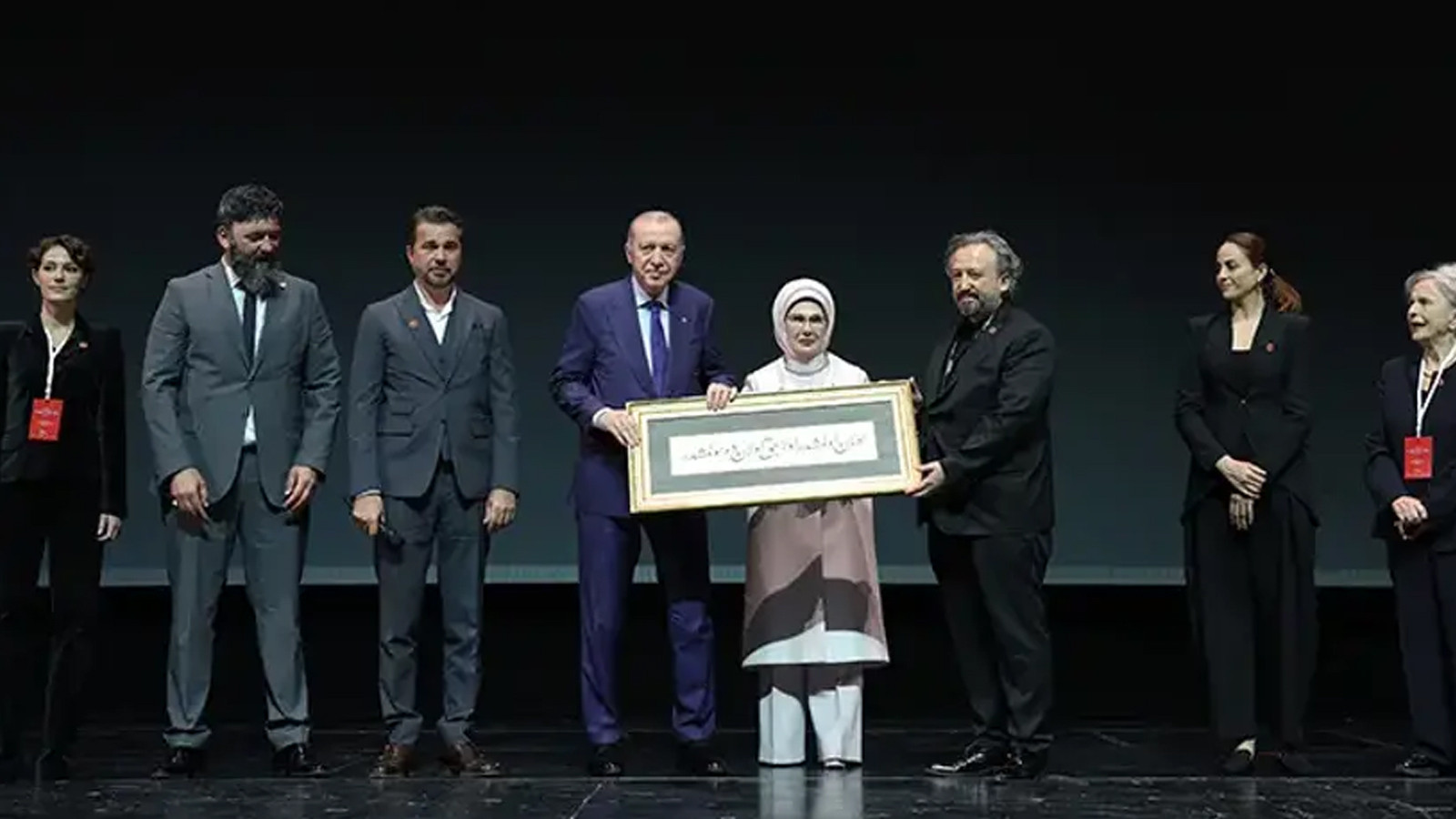 Cumhurbaşkanı Erdoğan, 'Bir Adam Yaratmak' filminin galasına katıldı