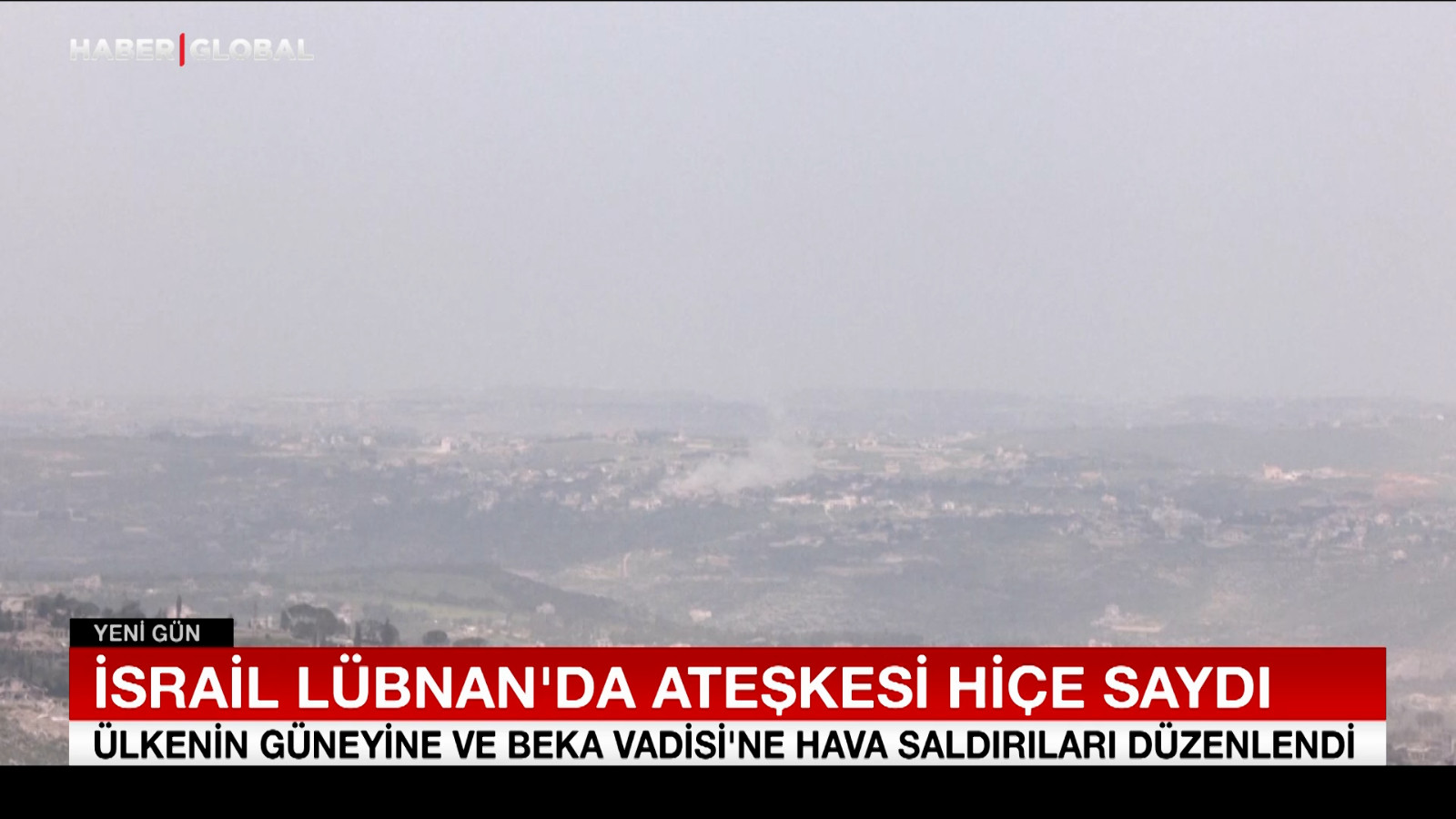 İsrail Lübnan’da ateşkesi hiçe saydı