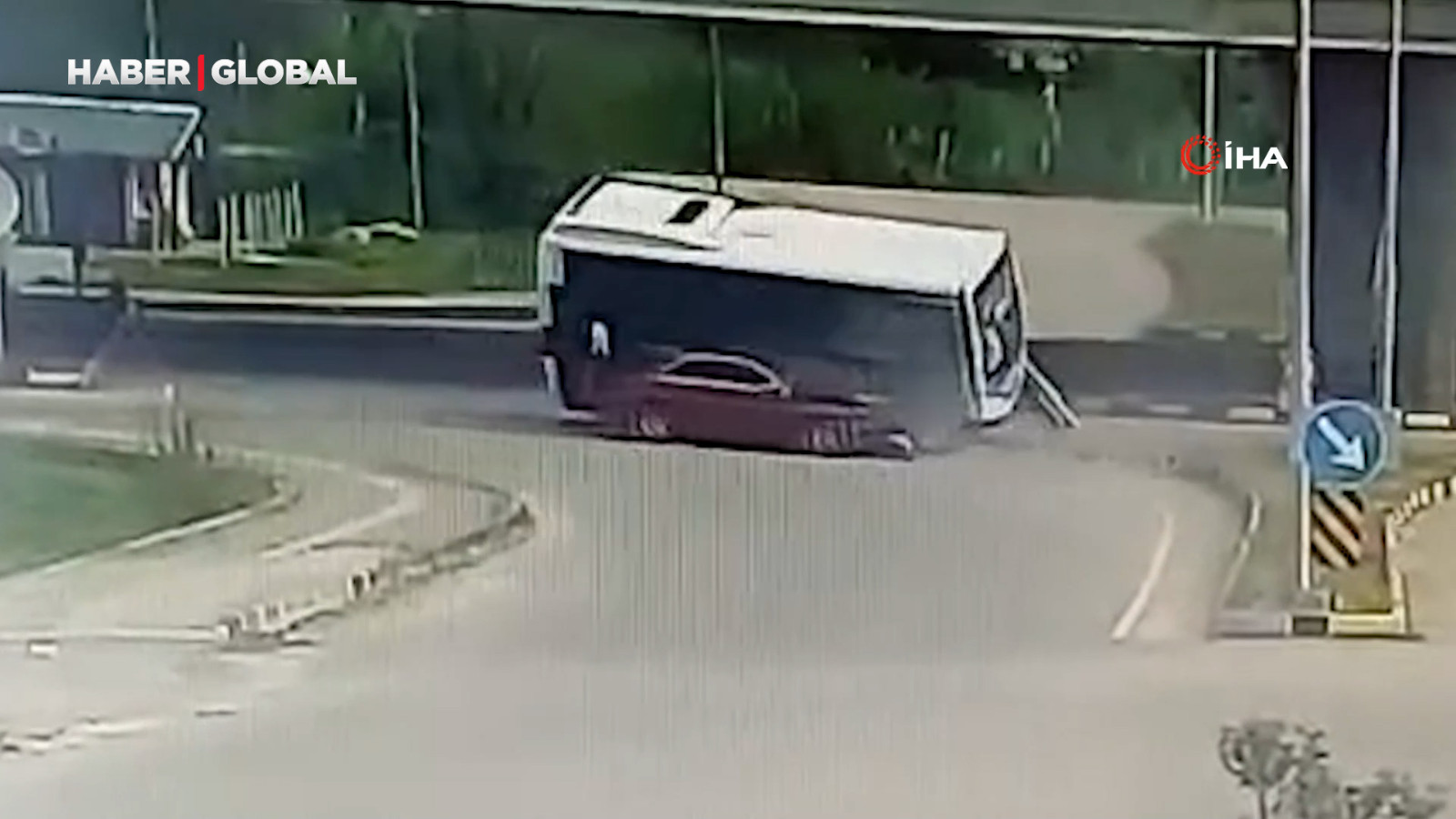 Bartın'da 44 kişinin yaralandığı otobüs kazasının görüntüsü ortaya çıktı