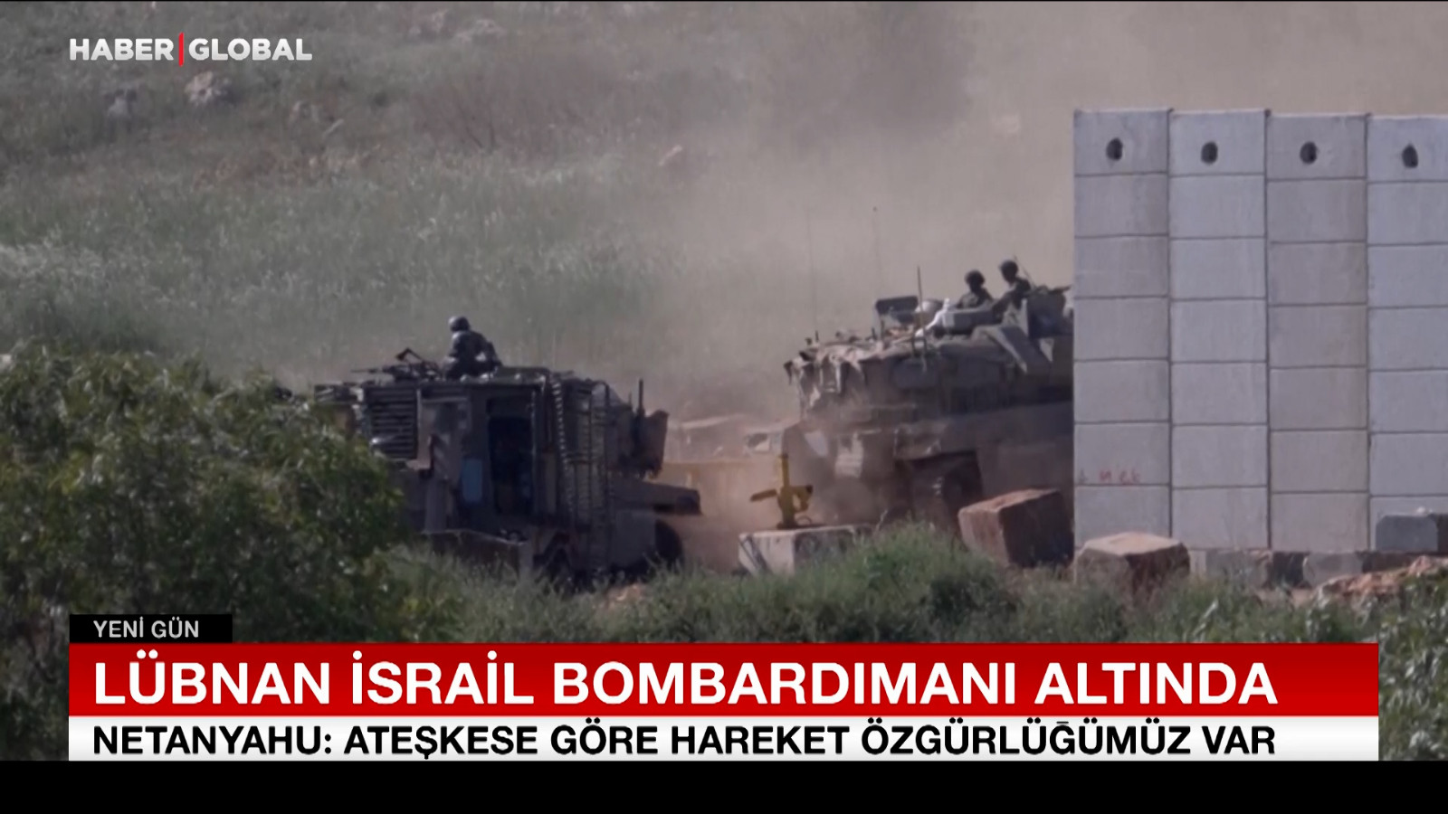 Lübnan İsrail bombardımanı altında