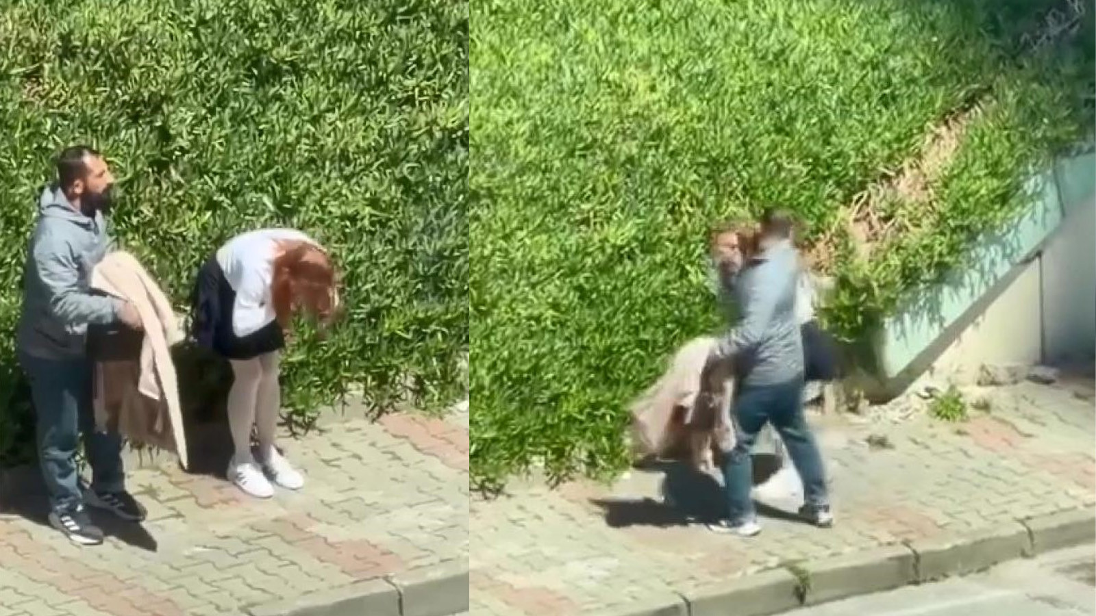 Maltepe’de dehşet anları: Kadına sokak ortasında korkunç saldırı