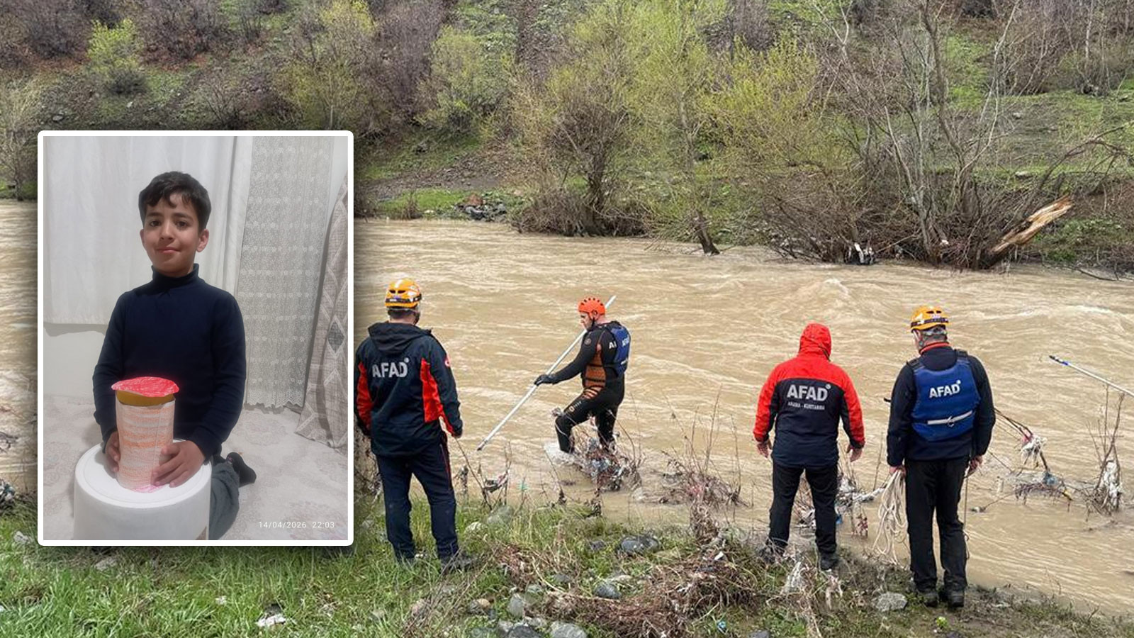Şemdinli'de dereye düşen 8 yaşındaki Osman'dan acı haber!