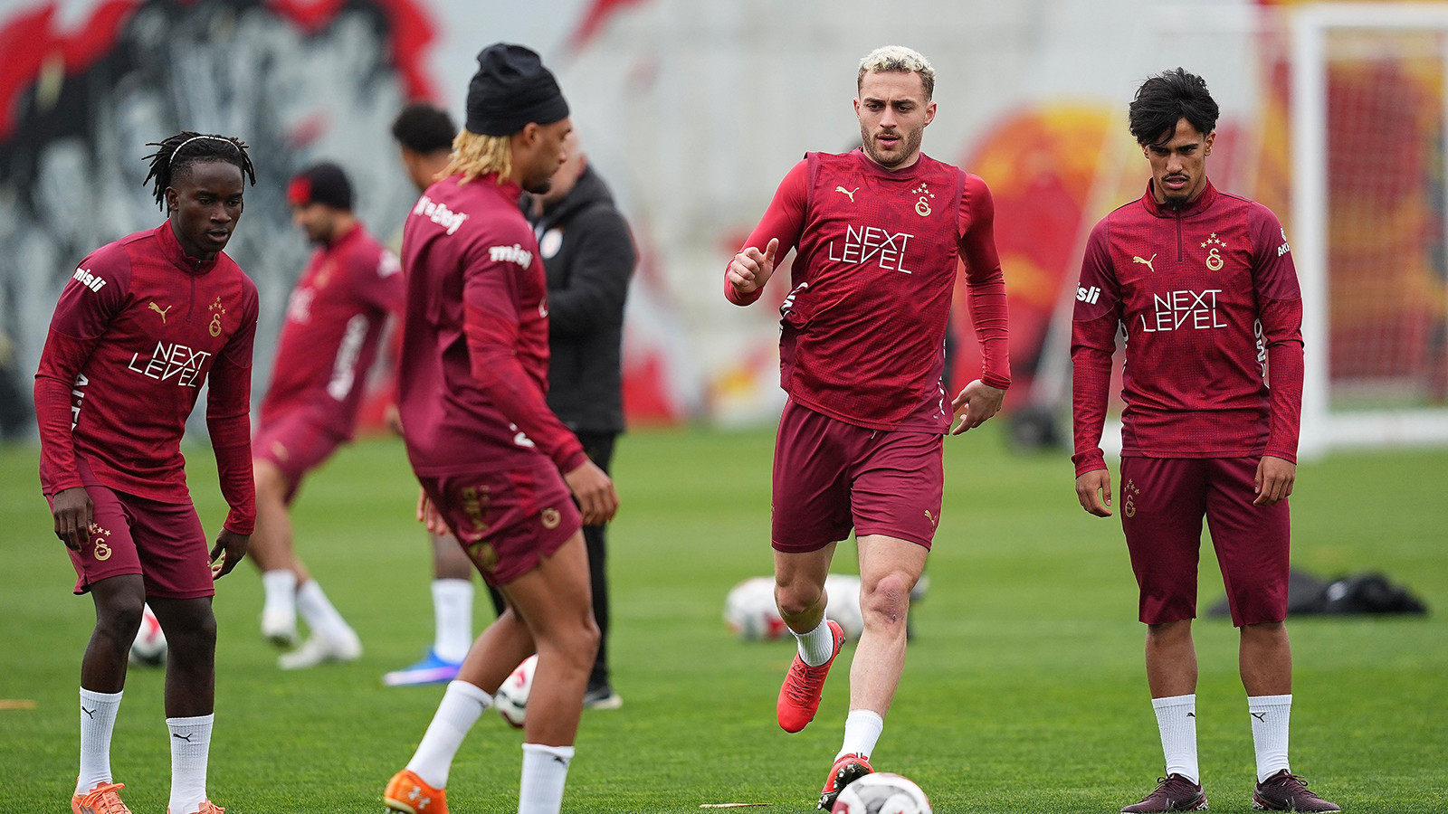 Galatasaray, Samsunspor maçı hazırlıklarını sürdürdü