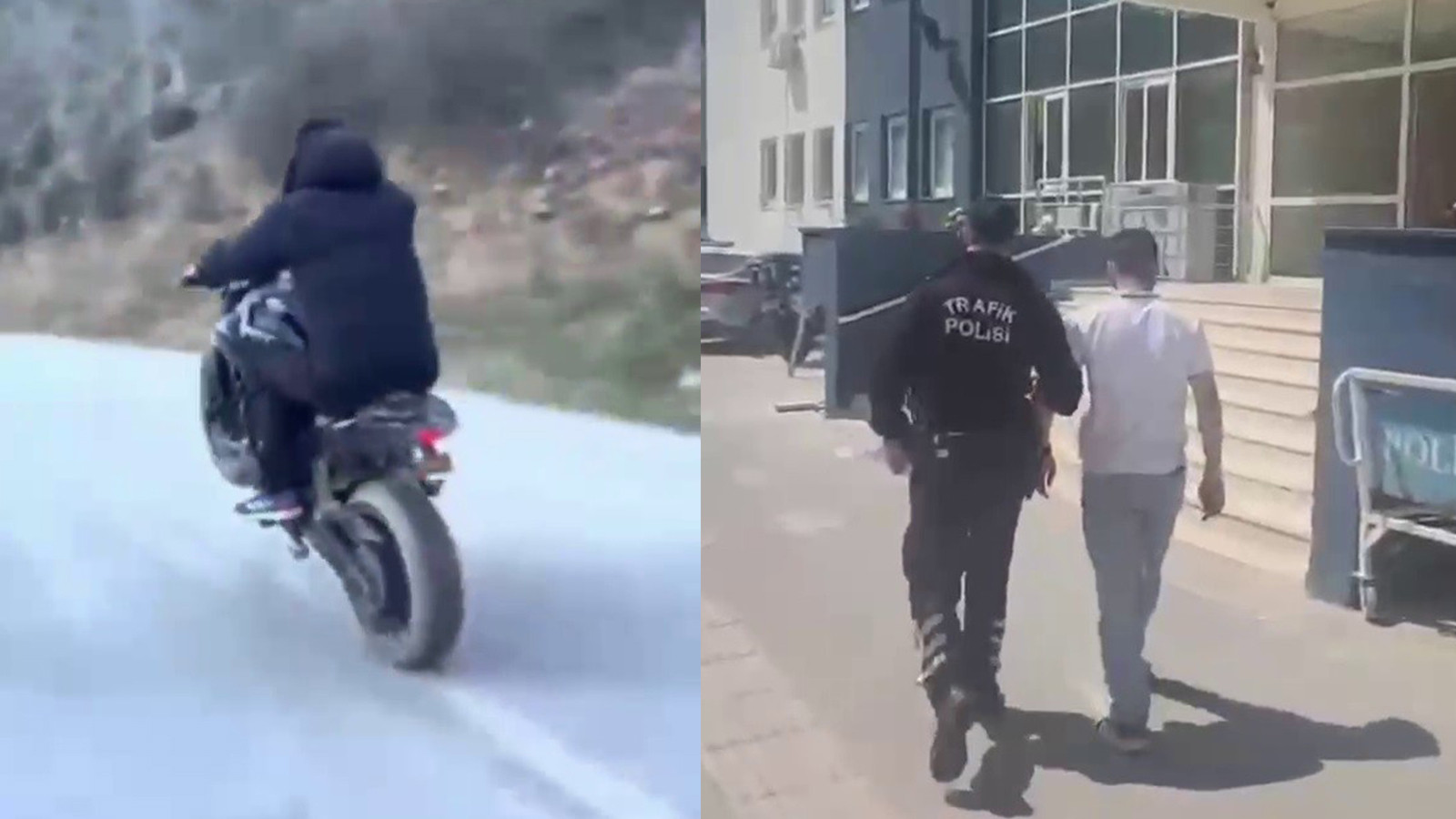 Motosikletle akrobatik şova 45 bin TL ceza!