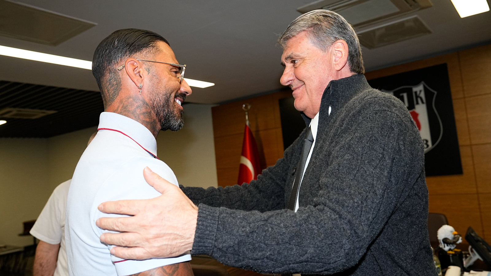 Ricardo Quaresma, Beşiktaş'ı ziyaret etti