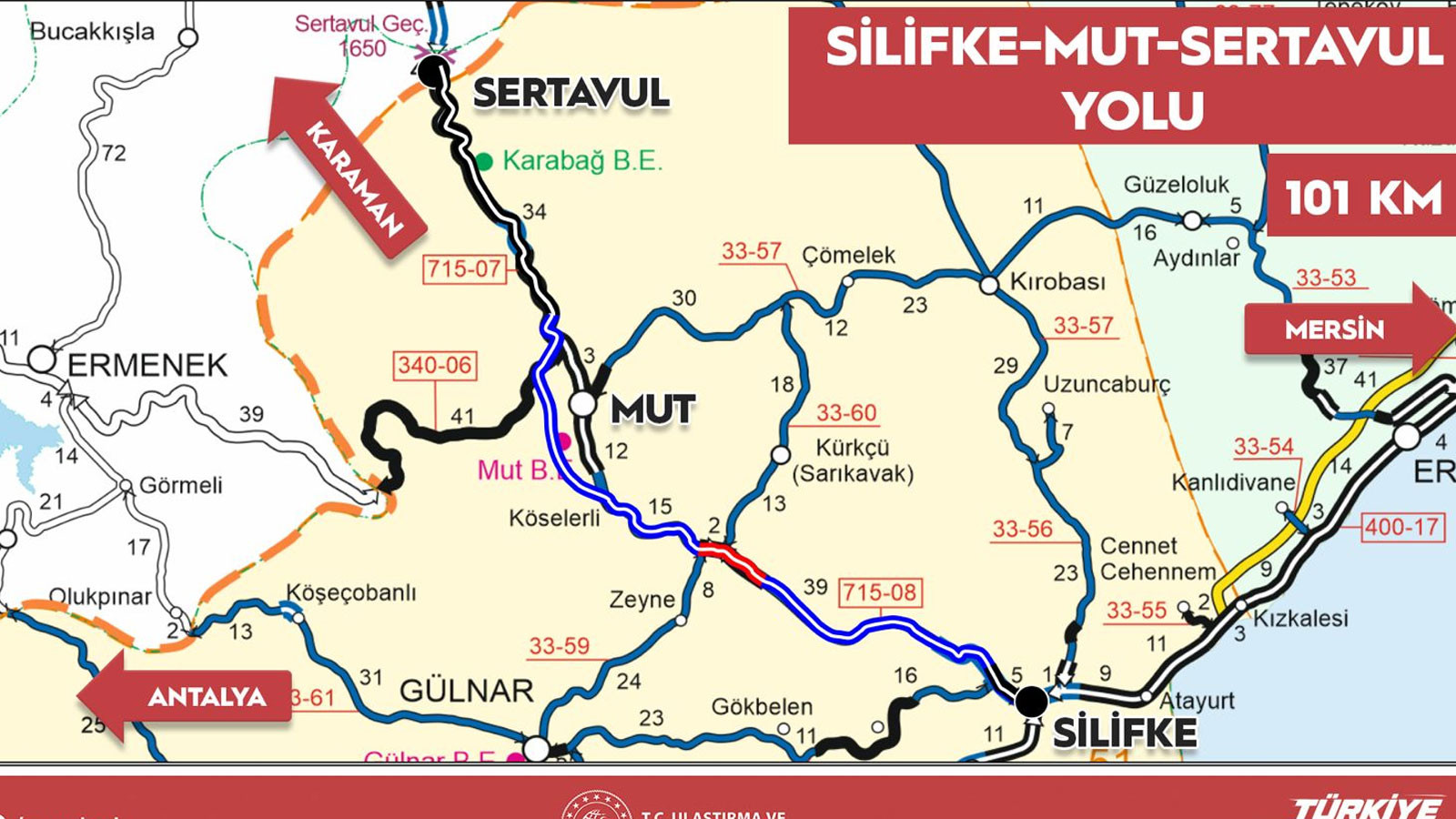 Bakan Uraloğlu duyurdu: "Çeşmeli-Kızkalesi Otoyolunda ilk kısım temmuz ayında açılacak"