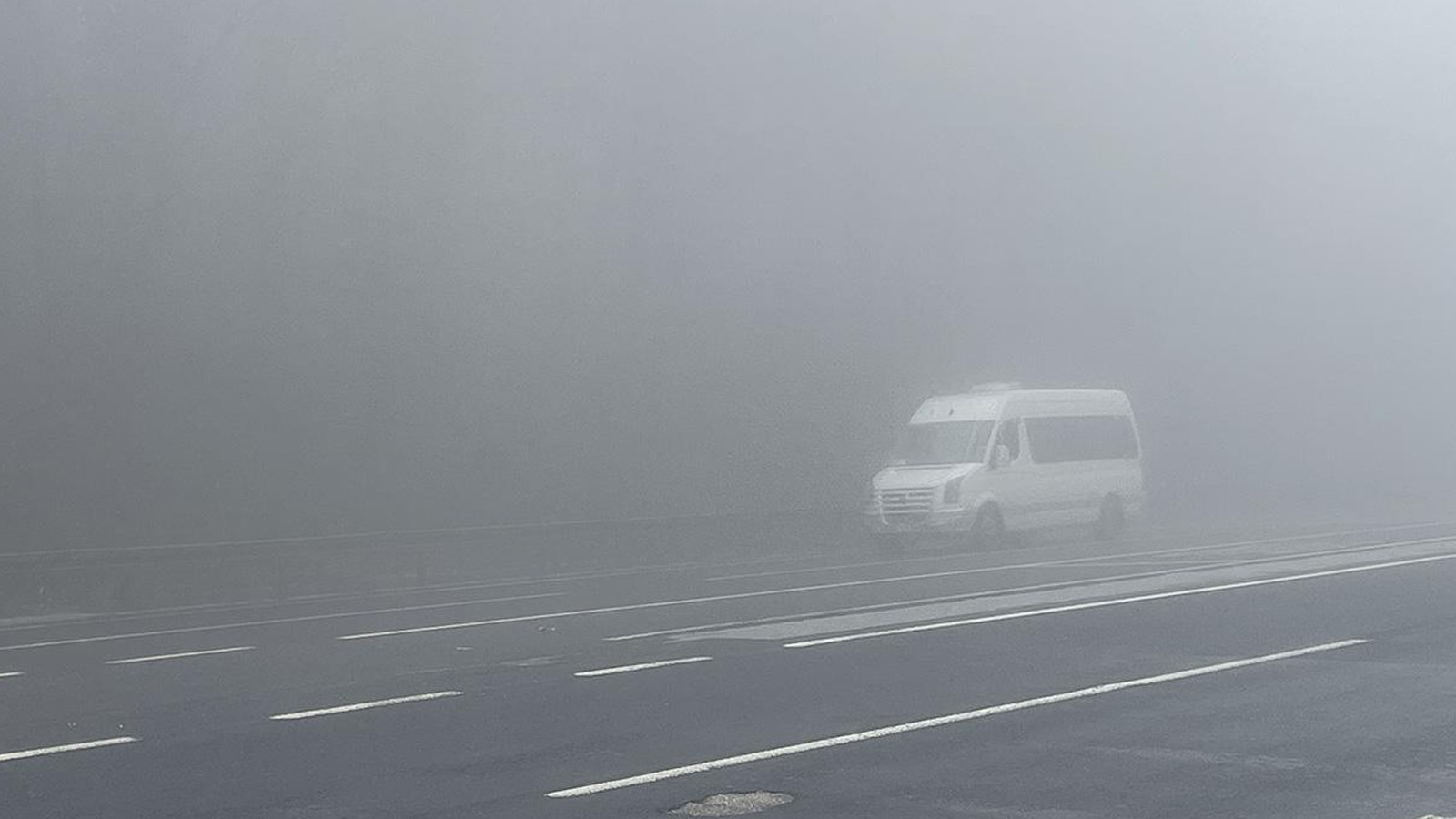 Bolu Dağı’nda yoğun sis: Görüş 30 metreye düştü