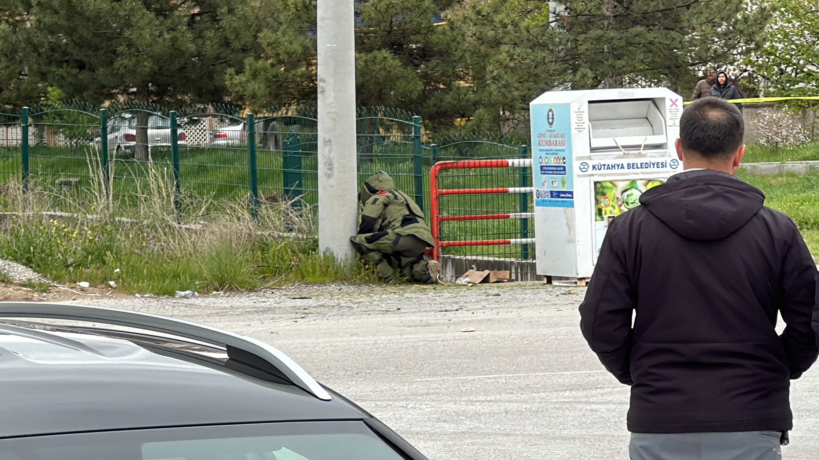 Kütahya’da bomba paniği! Fünye ile patlatıldı