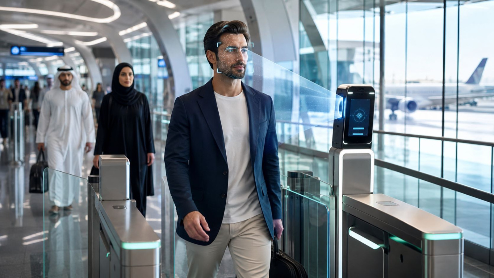 Abu Dabi'de pasaport kontrolü artık 7 saniye sürüyor