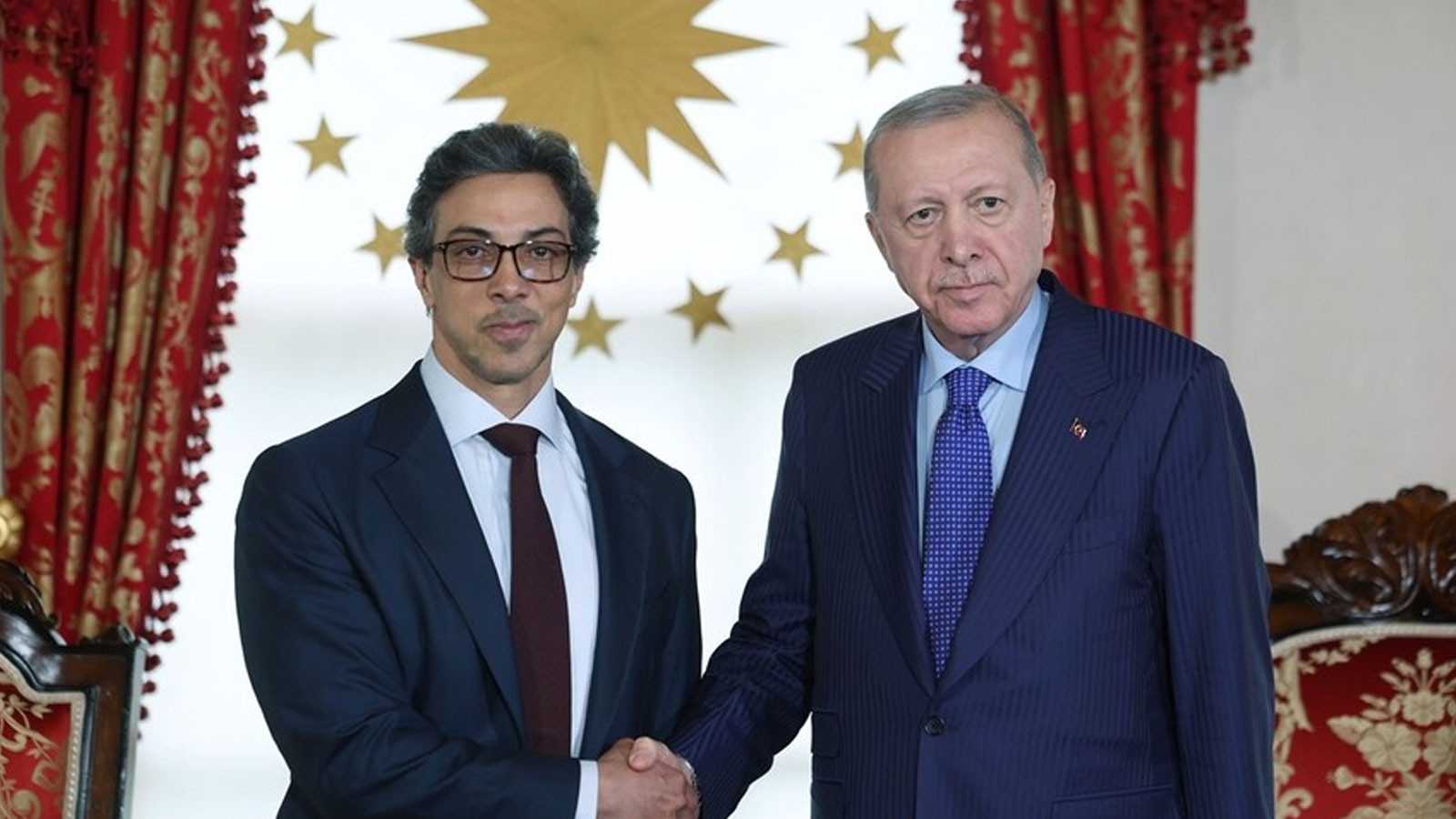 Cumhurbaşkanı Erdoğan, BAE Devlet Başkan Yardımcısı Şeyh Mansur ile görüştü
