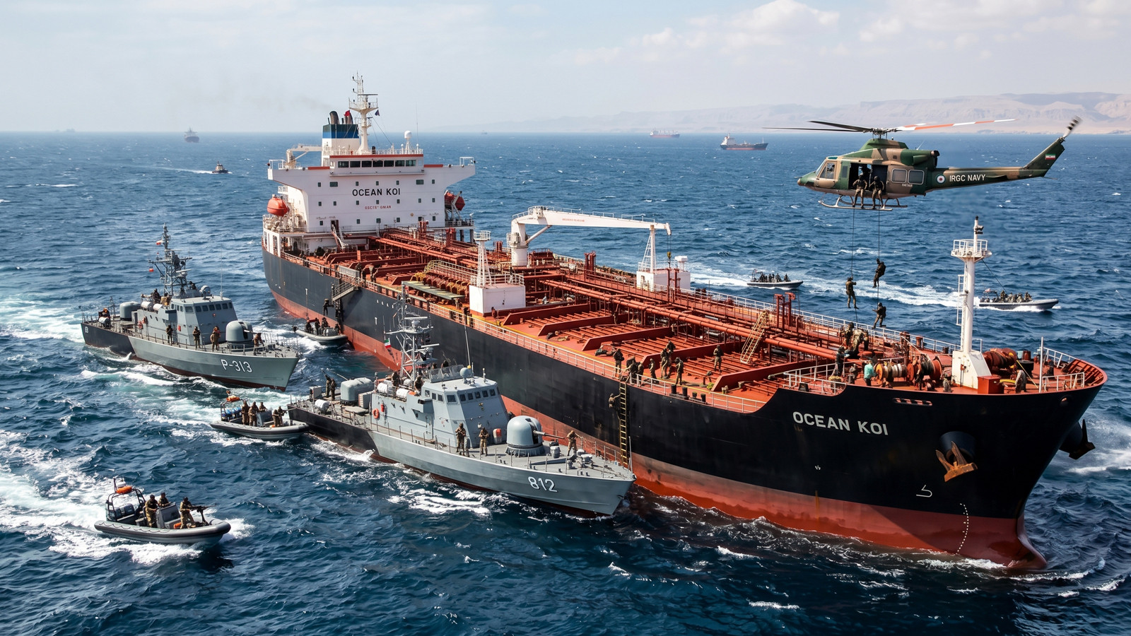 İran bir petrol tankerine el koydu