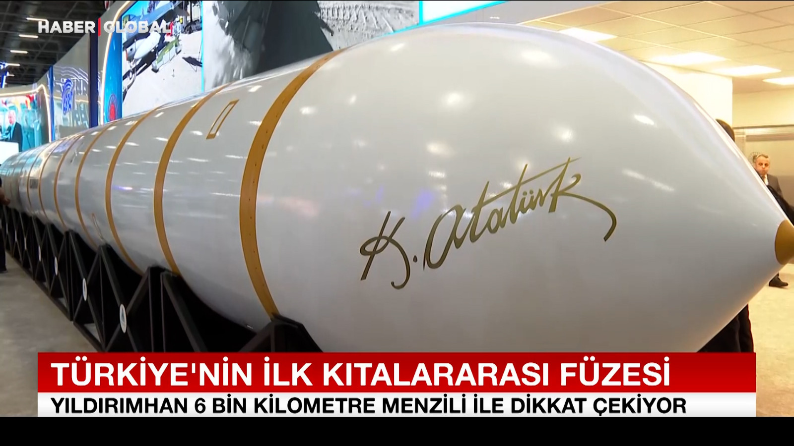 Türkiye’nin ilk kıtalararası füzesi Yıldırımhan, 6 bin kilometre menzili ile dikkat çekiyor