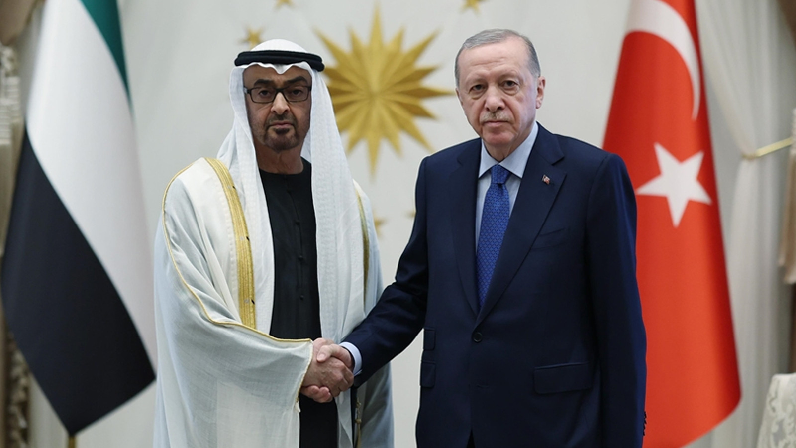 Cumhurbaşkanı Erdoğan, BAE Devlet Başkanı Al Nahyan ile görüştü