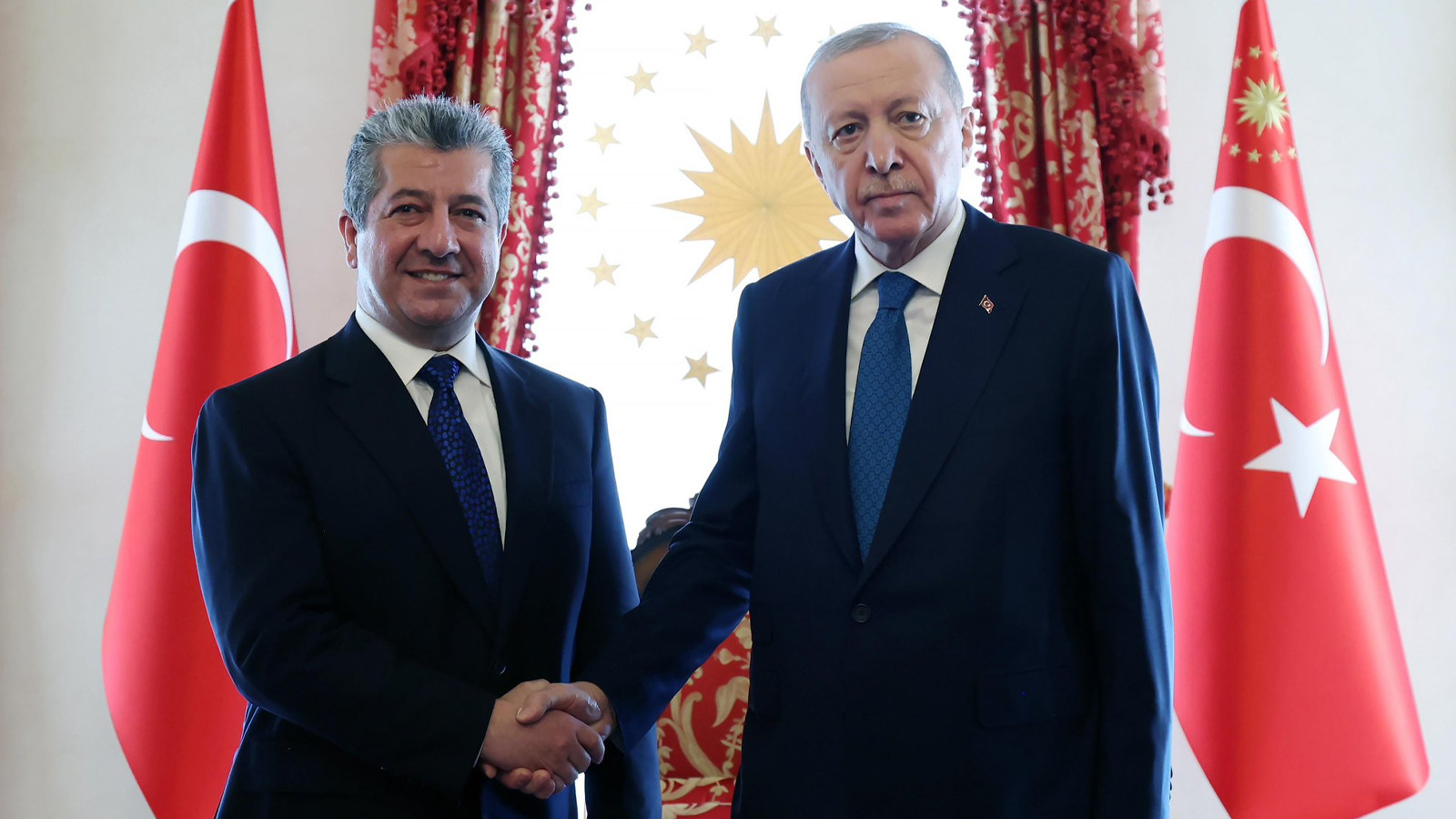Cumhurbaşkanı Erdoğan, IKBY Başbakanı Mesrur Barzani’yi kabul etti