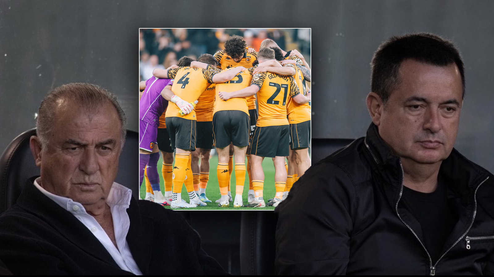 Fatih Terim, Hull City'nin play-off maçını izledi