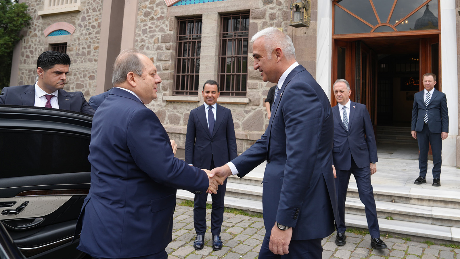 Bakan Ersoy, Yargıtay Başkanı Ömer Kerkez'i Cumhuriyet Müzesi'nde ağırladı