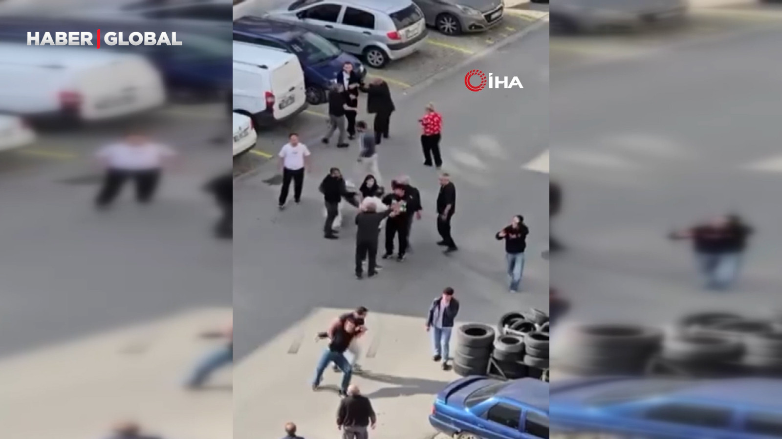 İki grup arasındaki kavgayı anne terliği bitirdi