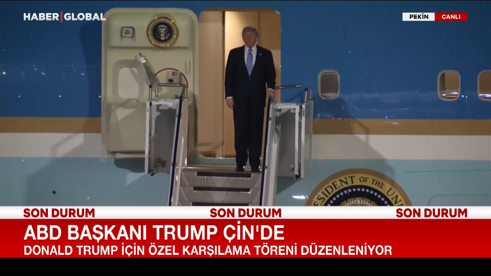 ABD Başkanı Trump Çin'de