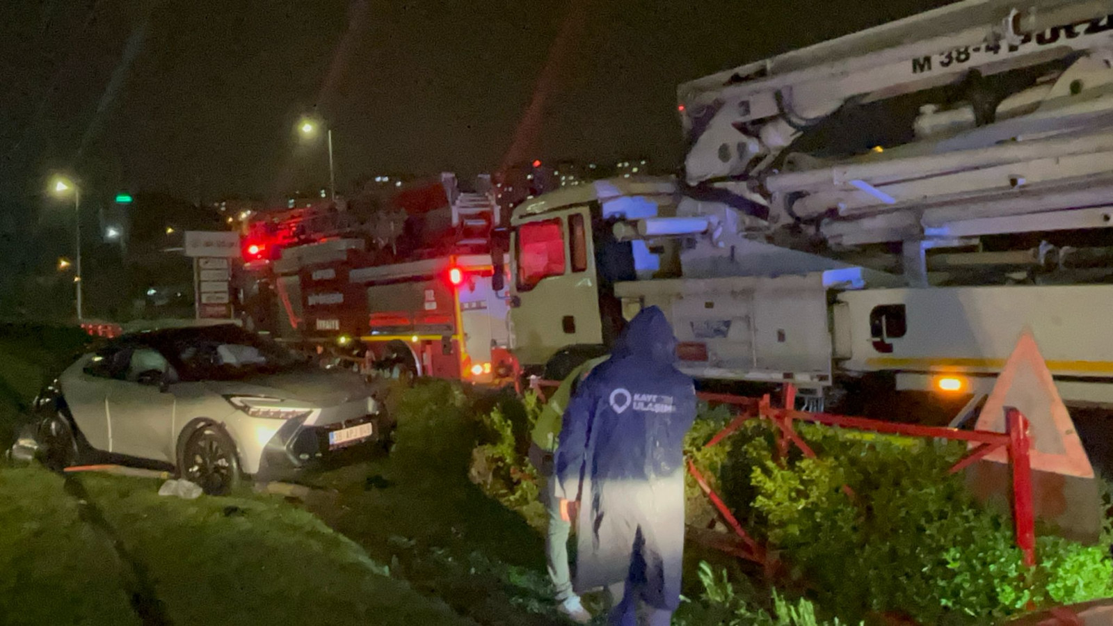 Kayseri'de otomobil ile kamyon çarpıştı: 1 yaralı