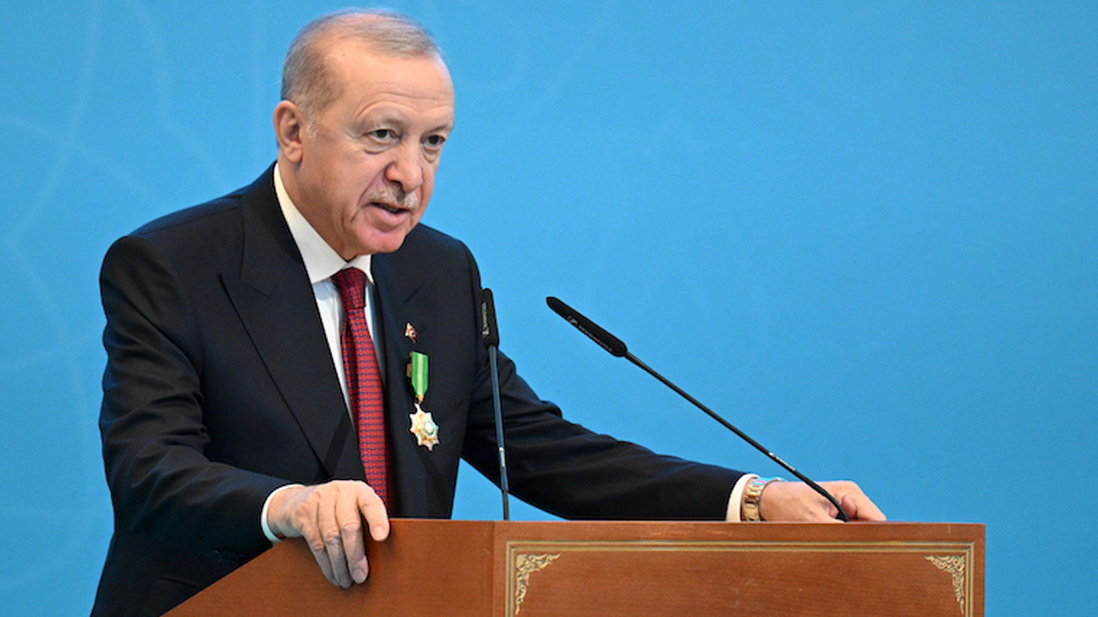 Cumhurbaşkanı Erdoğan Astana'dan Türkistan'a hareket etti