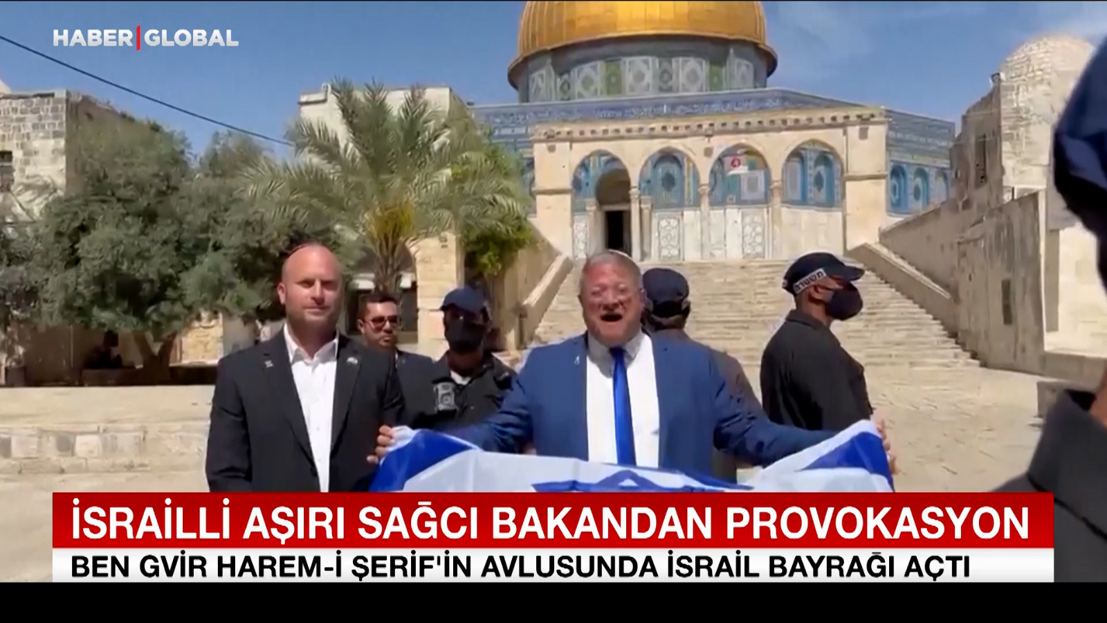 Doğu Kudüs’te provokatif bayrak yürüyüşü
