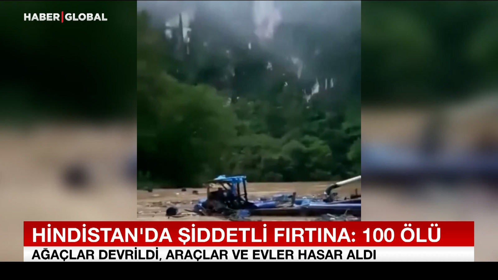 Hindistan’da fırtına: 100 ölü