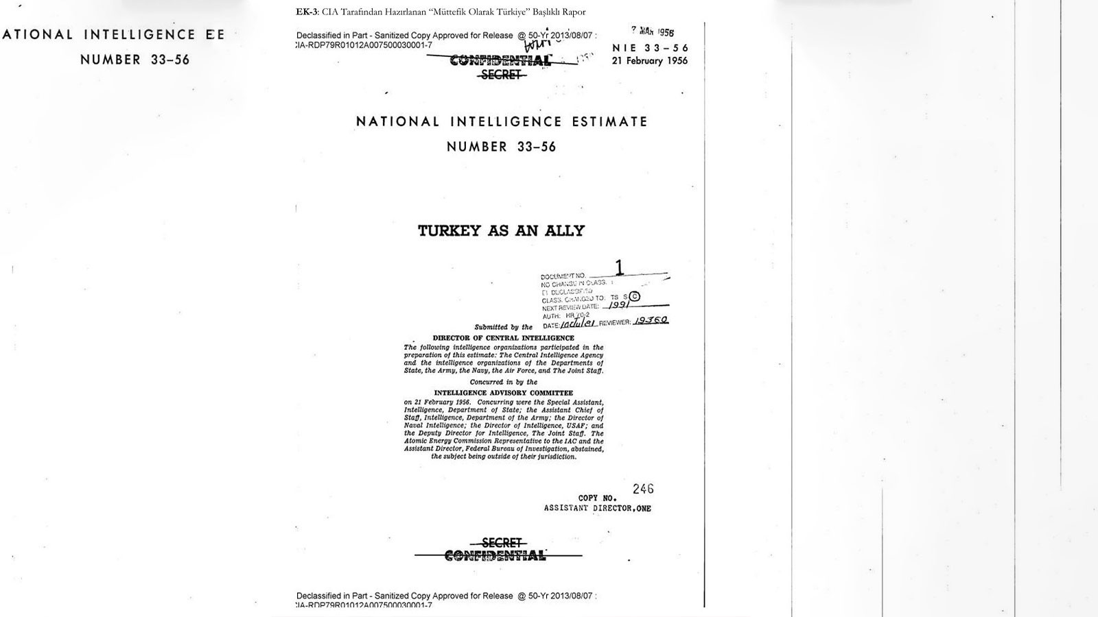 CIA belgelerinde Türkiye! Kontrol edilmesi gereken güç