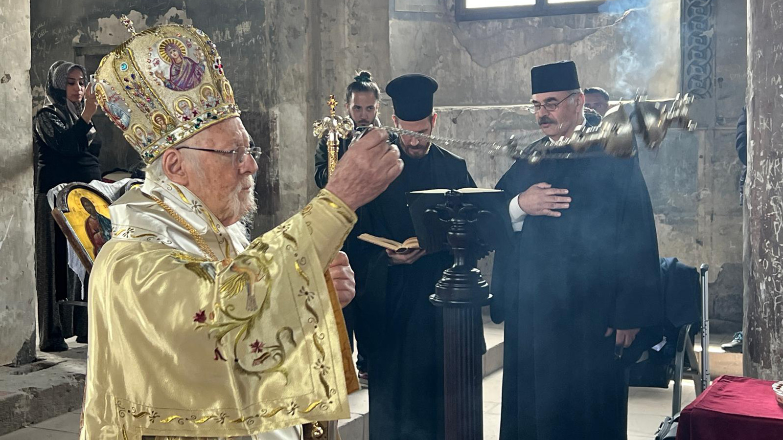 Fener Rum Patriği Bartholomeos, Nevşehir’de ayin yönetti