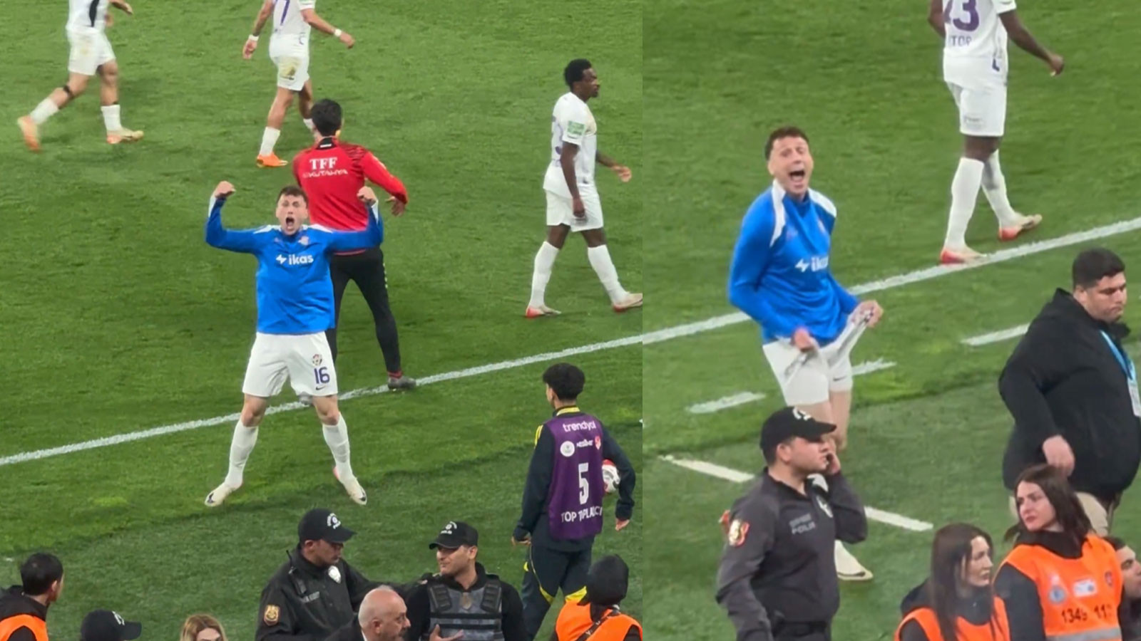 Fenerbahçe tribünlerine hareket yapan Seyfettin Anıl Yaşar: Görüntüler yapay zeka!