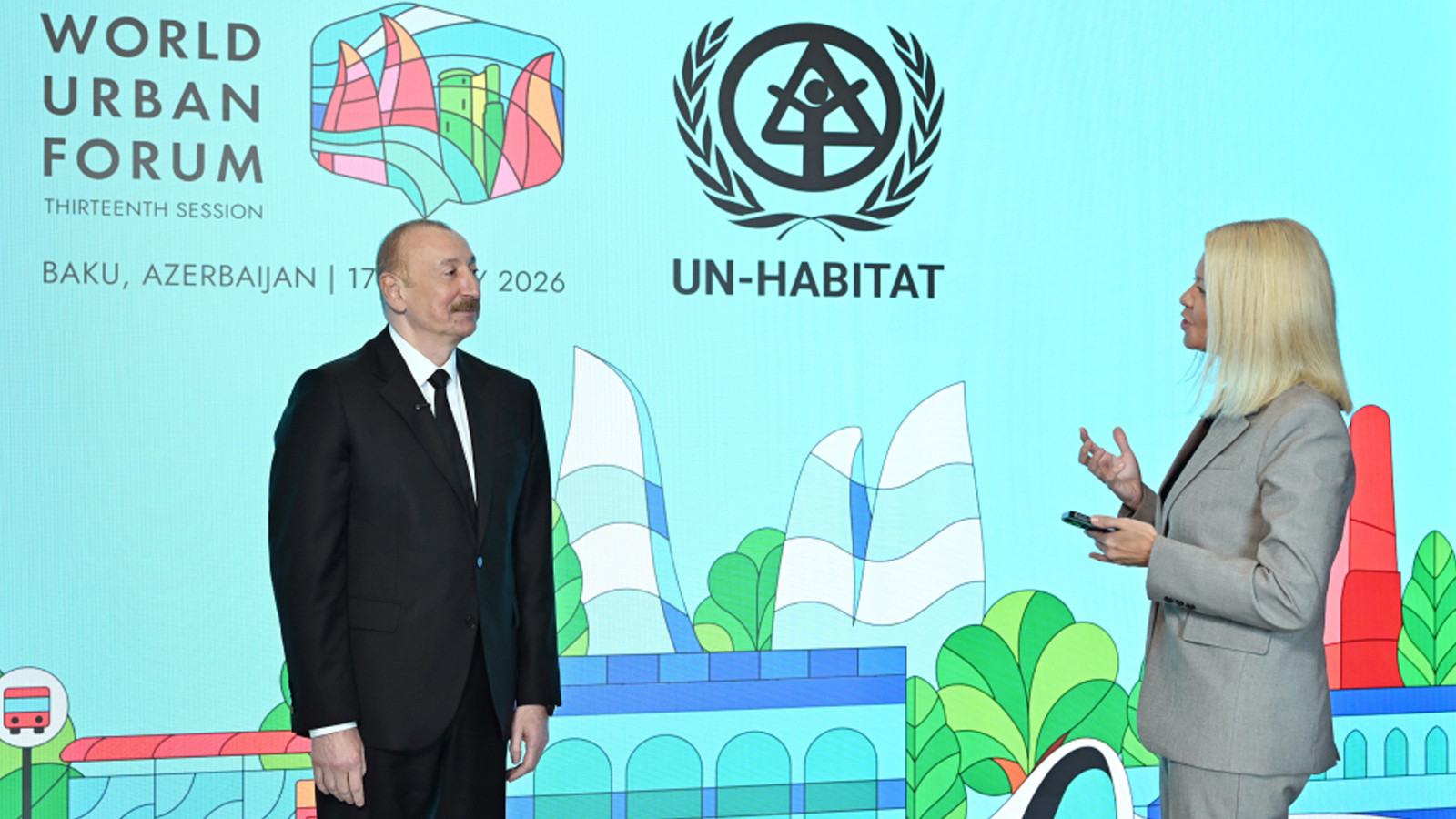İlham Aliyev, işgalden kurtarılan yerlerin nasıl ihya edildiğini anlattı