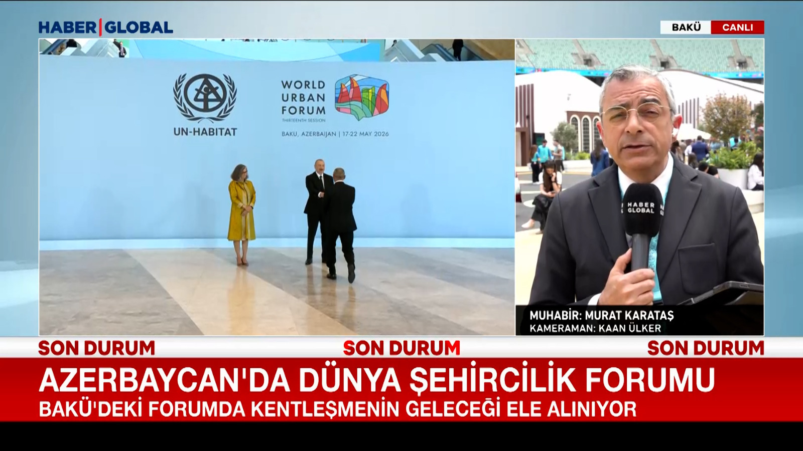 Azerbaycan'da Dünya Şehircilik Forumu