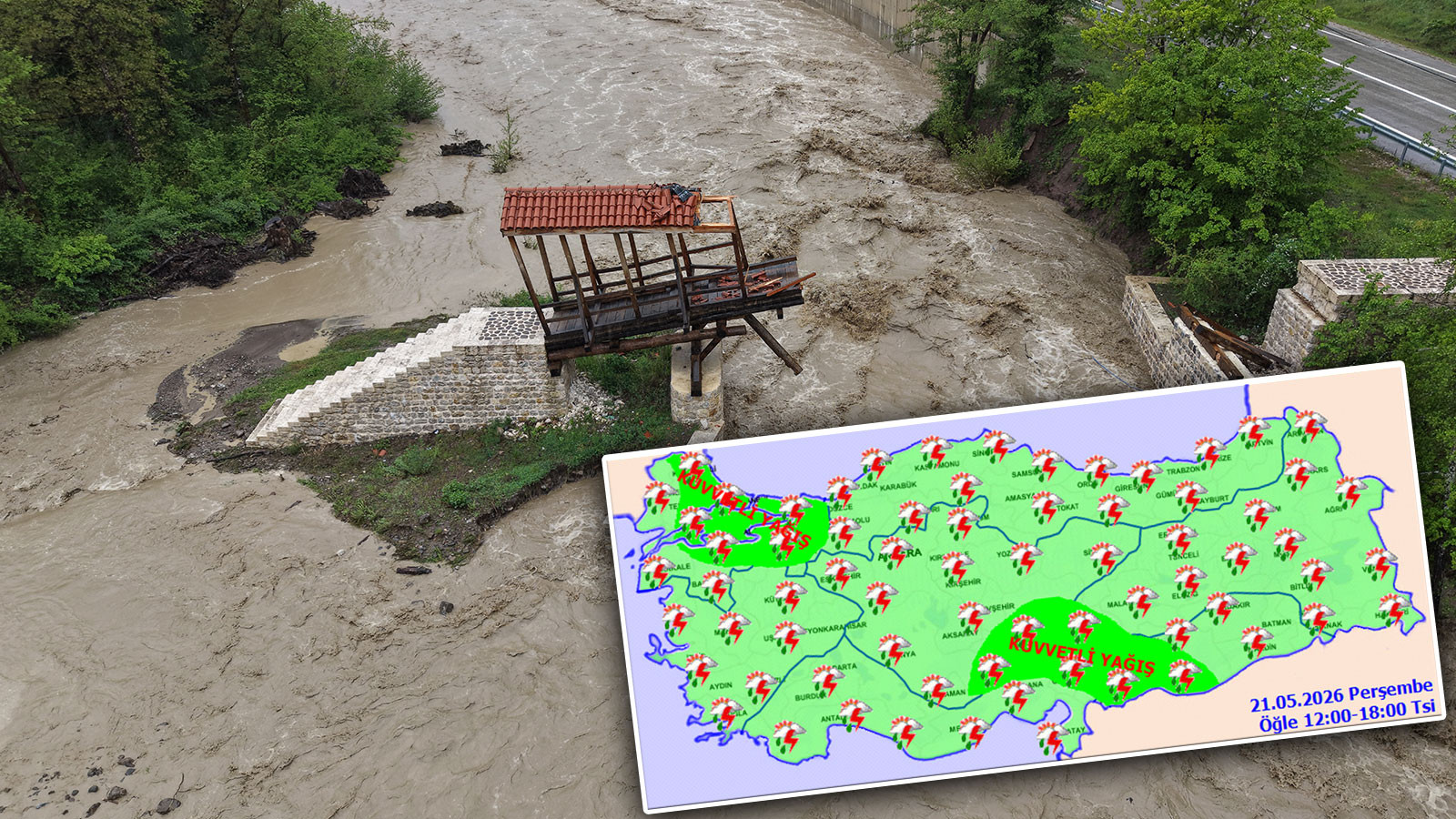 Sağanak yağış tüm yurdu esir alacak! Meteoroloji'den 5 günlük uyarı