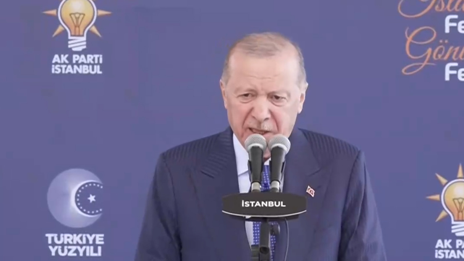 Cumhurbaşkanı Erdoğan konuşuyor