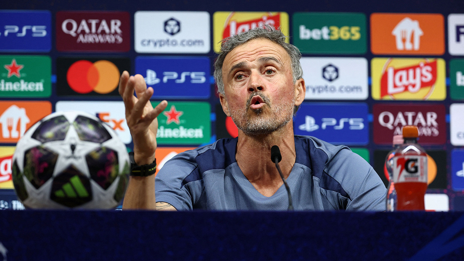 PSG Teknik Direktörü Luis Enrique: 