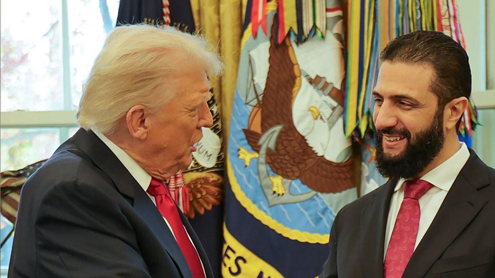 Suriye Cumhurbaşkanı Şara ile ABD Başkanı Trump görüştü