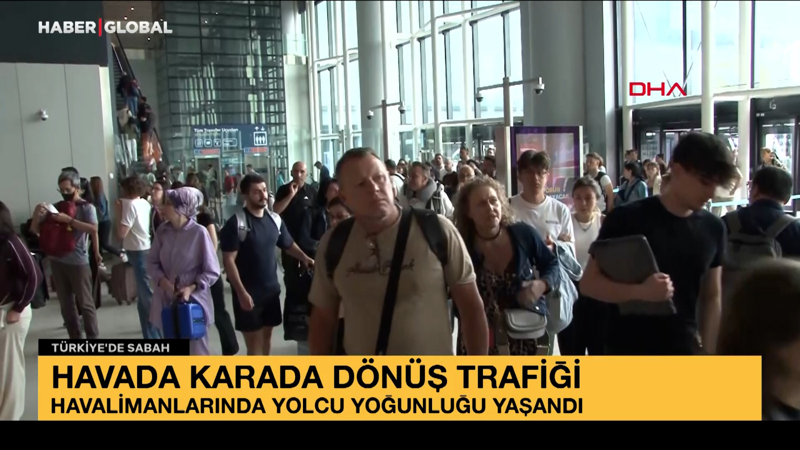 Havada karada dönüş trafiği