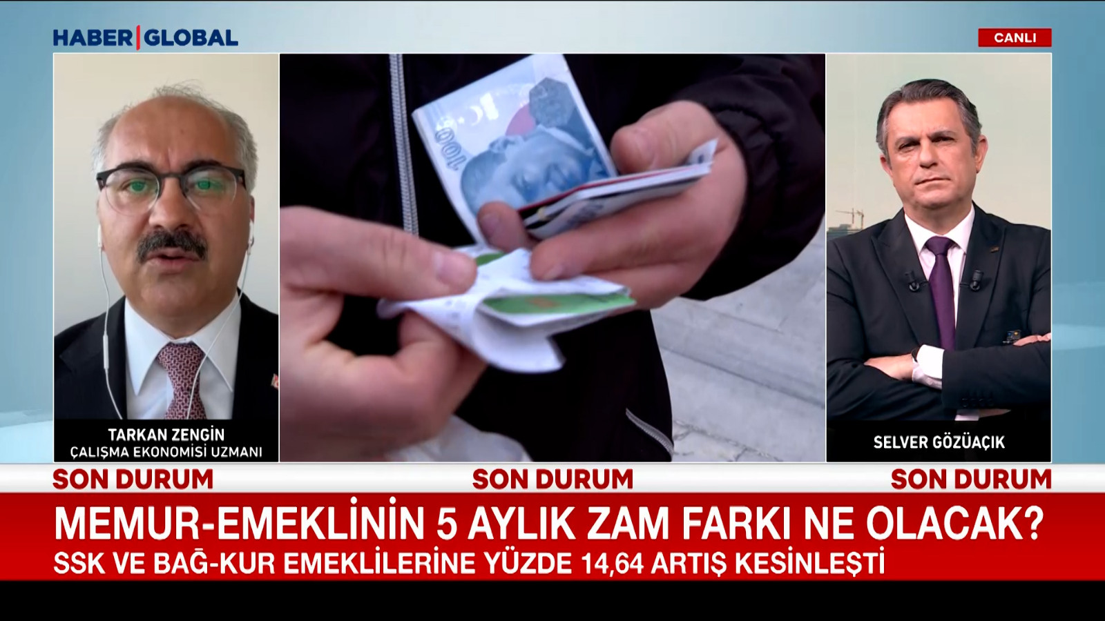 Memur ve Emekli Maaşlarına Yönelik 5 Aylık Enflasyon Farkı Belirlendi