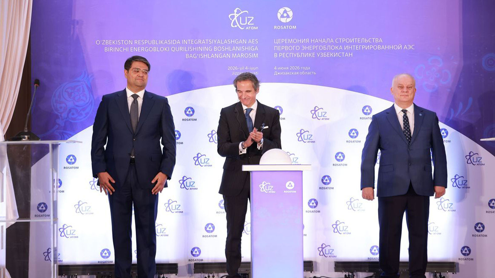 Rusya ve Özbekistan Liderleri, İlk Nükleer Santral Projesine Start Verdi