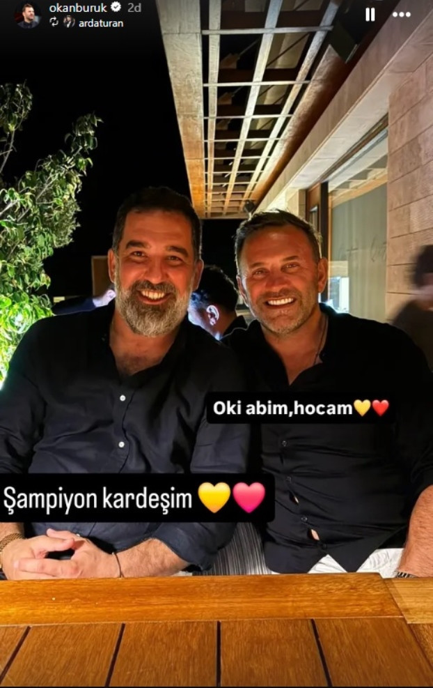 Okan Buruk ile Arda Turan buluştu! Mesaj verdiler - Resim : 1