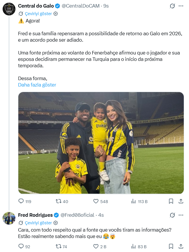 Fred'den transfer tepkisi: "Bu bilgileri hangi kaynaktan alıyorsunuz?" - Resim : 2