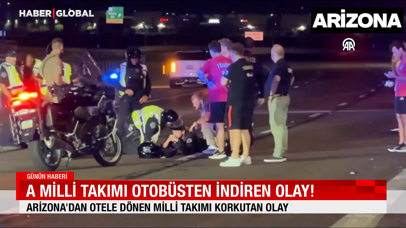 A milli takımı otobüsten indiren olay!