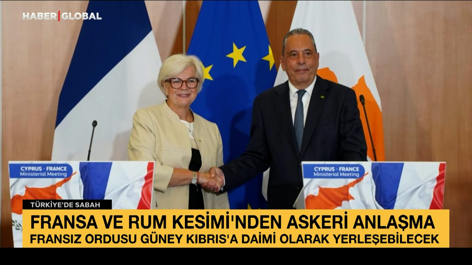 Fransa ve Rum Kesimi’nden askeri anlaşma