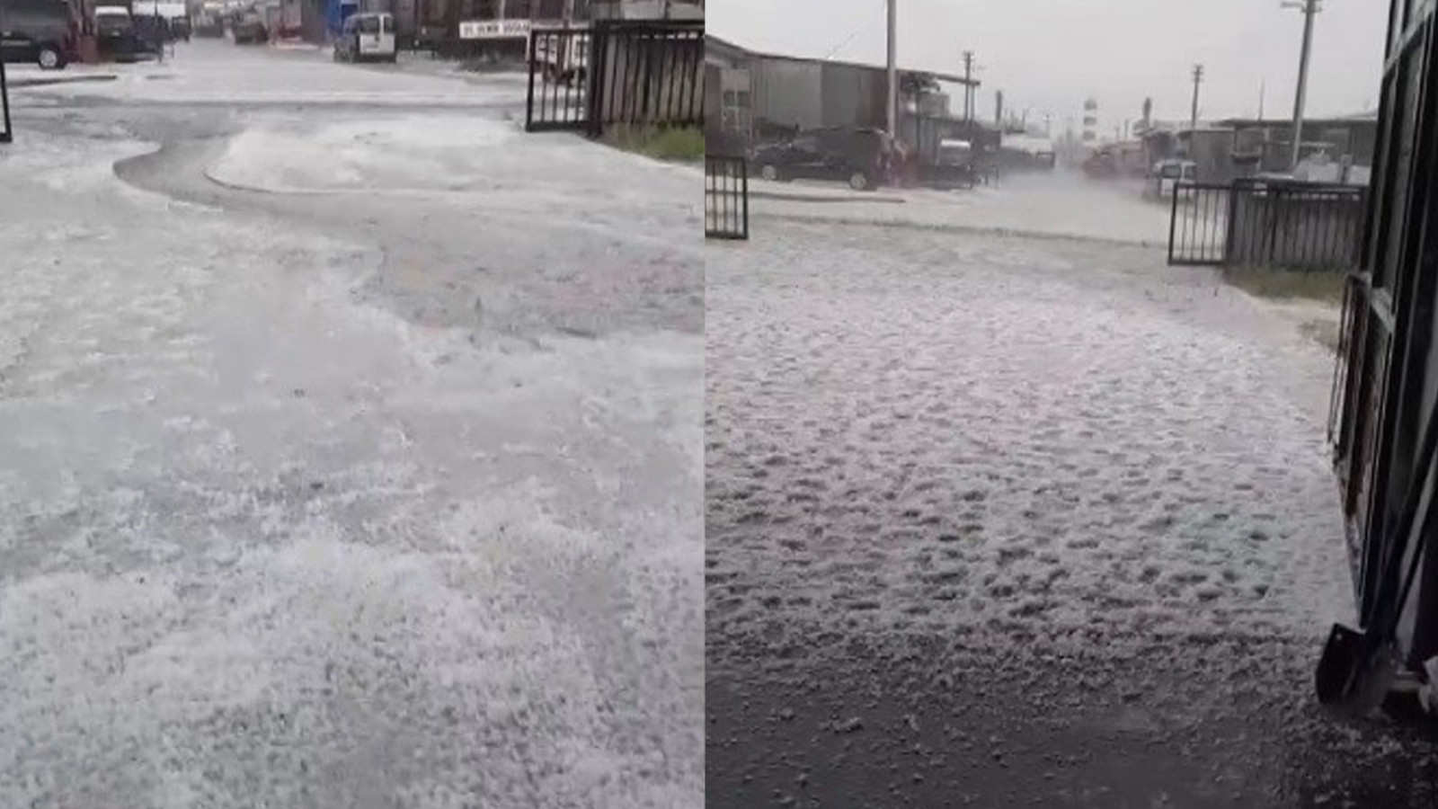 Meteoroloji uyarmıştı: Kars’ı dolu vurdu