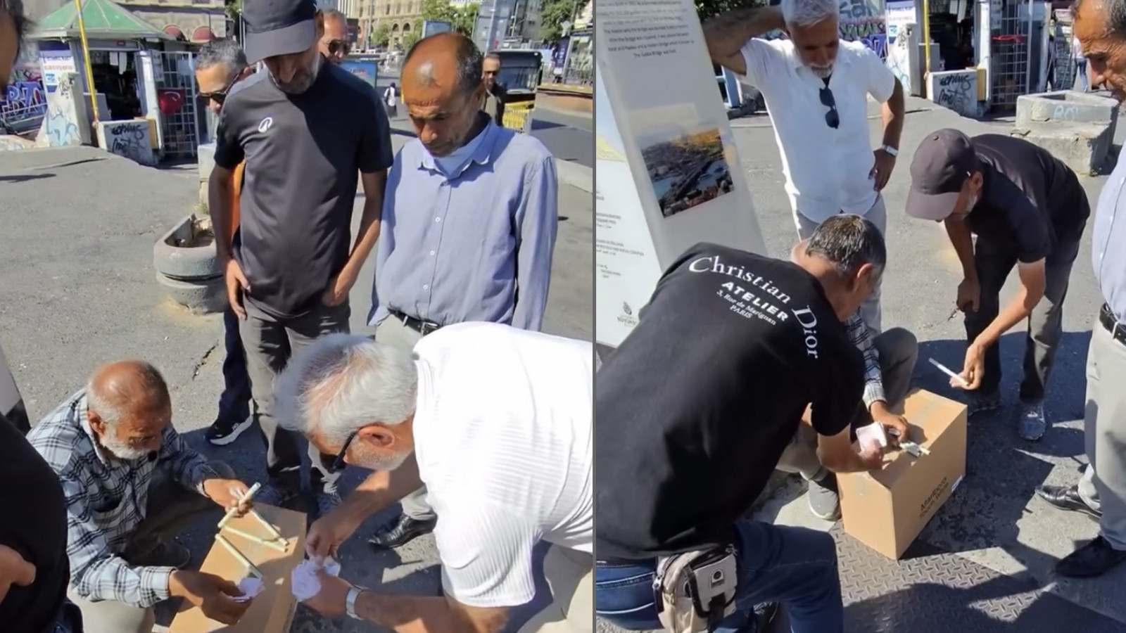 Galata Köprüsü'nde Eski Kumar Yöntemiyle Yakalanan İki Şüpheli