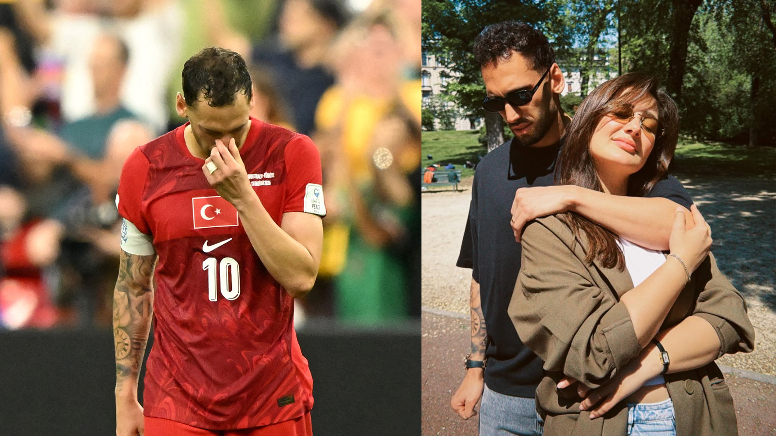 Hakan Çalhanoğlu'nun Eşi Sinem Çalhanoğlu Paylaşımını Kaldırdı
